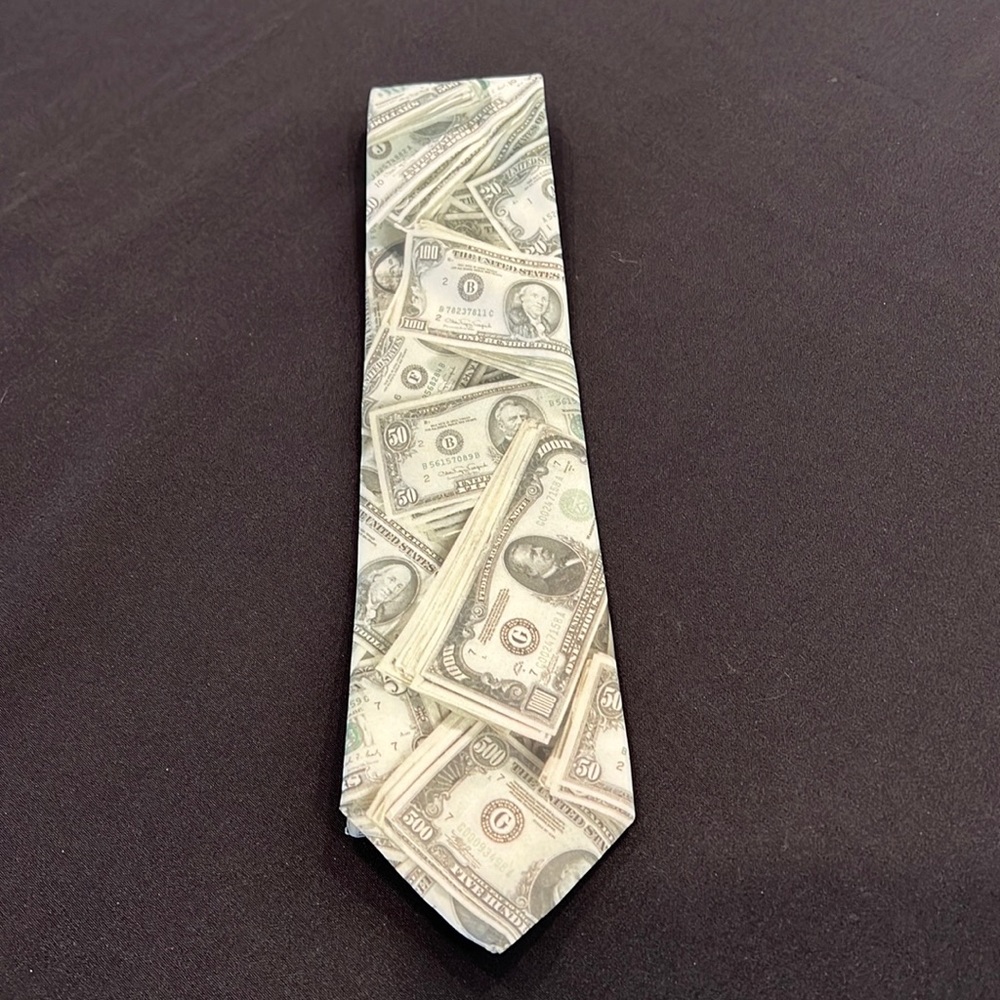 RALPH MARLIN VINTAGE
MONEY TIE US DOLLAR
NECKTIE NOVELTY COSTUMES
